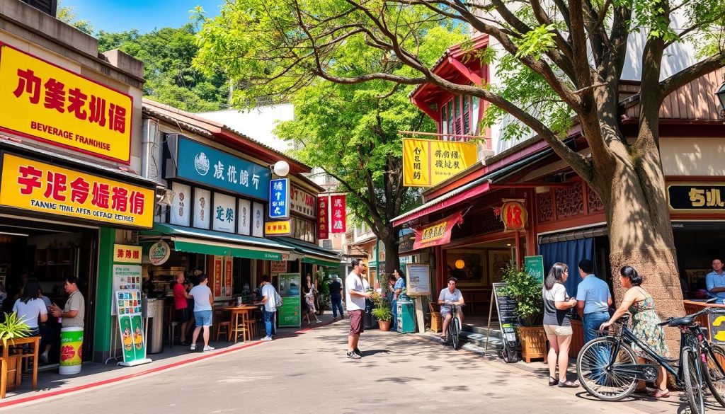 飲料品牌加盟店面選址